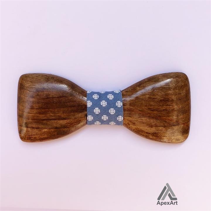 پاپیون چوبی کلاسیک طرح پرند کد 67